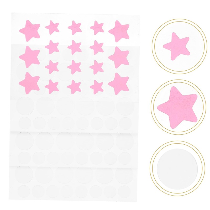 NOLITOY Star Pimple Patches 8 Sheets Concealer Patch Plant Extracts