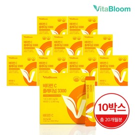 20 -month Vittroom Vitamin C 100 Platinum 3300 3.3g X 60 Po 10 Box / 20개월분 비타블룸 비타민C 100 플래티넘 3300 3.3g x 60포 10박스