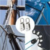 BOBOZHONG Single Pulley,2 Piece M15 Pulley Swing Roller,Block Rope Roller