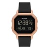 Nixon A12111098-00 Women's Siren SS Watch, Rose Gold/Black, sports