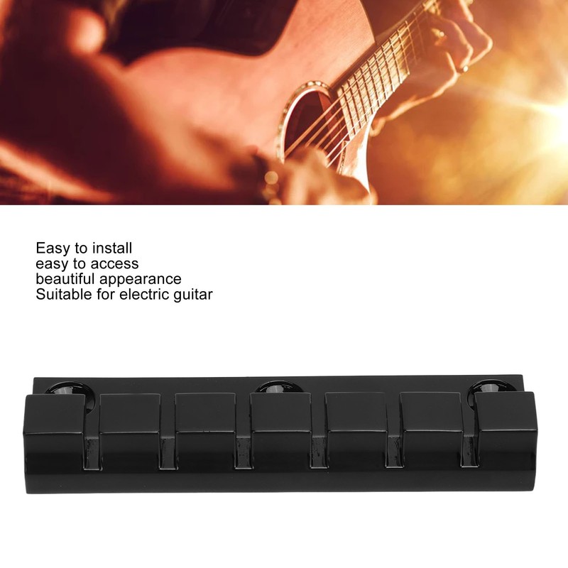 Guitar Bridge 6 String Metal Delicate Guitar Bridge Replacement for