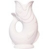 The Original Gluggle Jug - White Glug Jug in L,