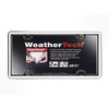 WeatherTech ClearCover License Plate Cover and Frame, White/Black