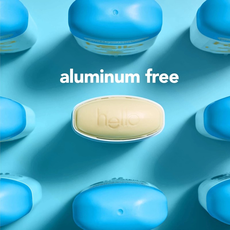 hello Aluminum Free Deodorant for Women, Girls,Safe for Kids,2 Pack,Select