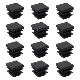 votuyet 12 Pcs 5/8" Square Plastic Plug,which can be Used for Filling Holes in Walls, Furniture or Other Items to Prevent dust, Water or Small Objects from Entering.