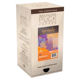 Wolfgang Puck Coffee, Sorrento Swiss Water Process Decaf Blend, 9.5 Gram Pods, 18-Count (Pack of 3)