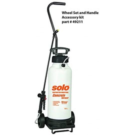 SOLO 378 3-Gallon Concrete Tank Sprayer W/Viton seals and O-rings, Large Base