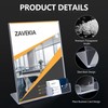 zavekia 8.5 x 11 Acrylic Sign Holder with Business Card