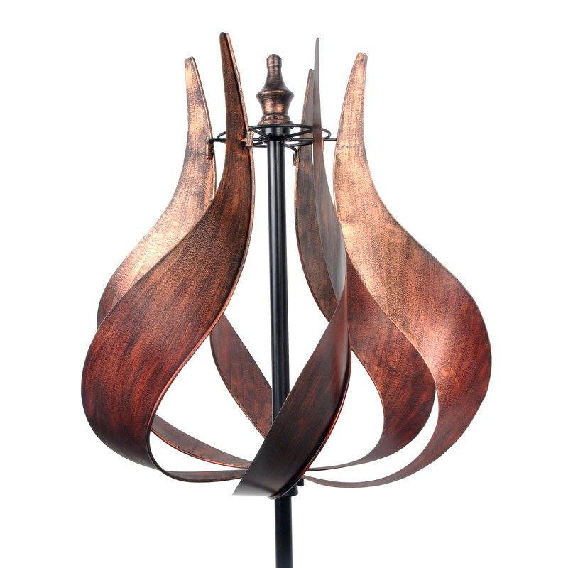 Teamson Home Tulip Kinetic Metal Weather Resistant 360 Degrees Swivel