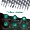 Pack of 12 900 m Soldering Tips, Replacement Soldering Tips