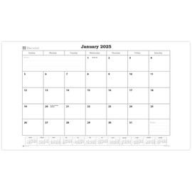 2025 Dacasso Monthly Calendar Refill, 32.875" x 18.875", White (S2002 / S2002-O)