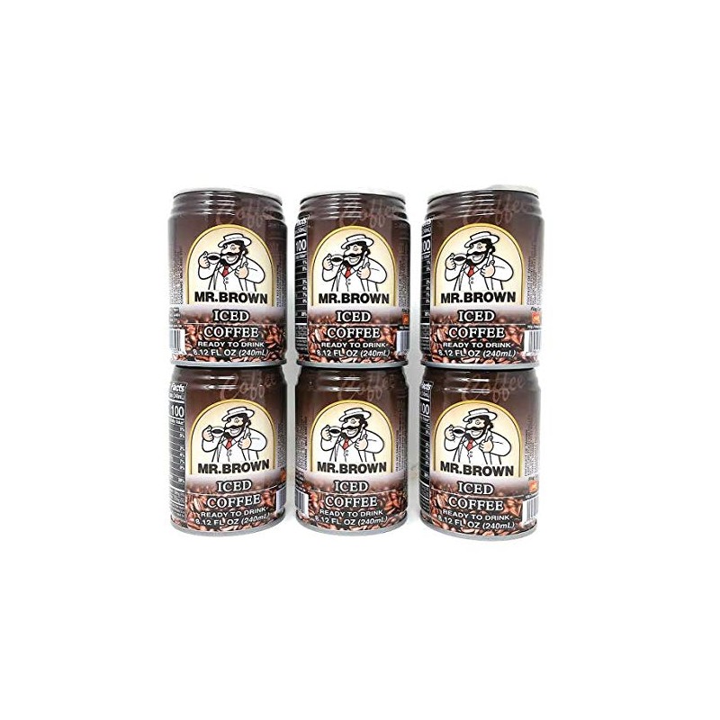 Mr. Brown Iced Coffee, 6 Pack (Original, 6 Pack)