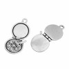Unbranded 5 pcs. Antique Silver Make Up Compact Charms Pendants