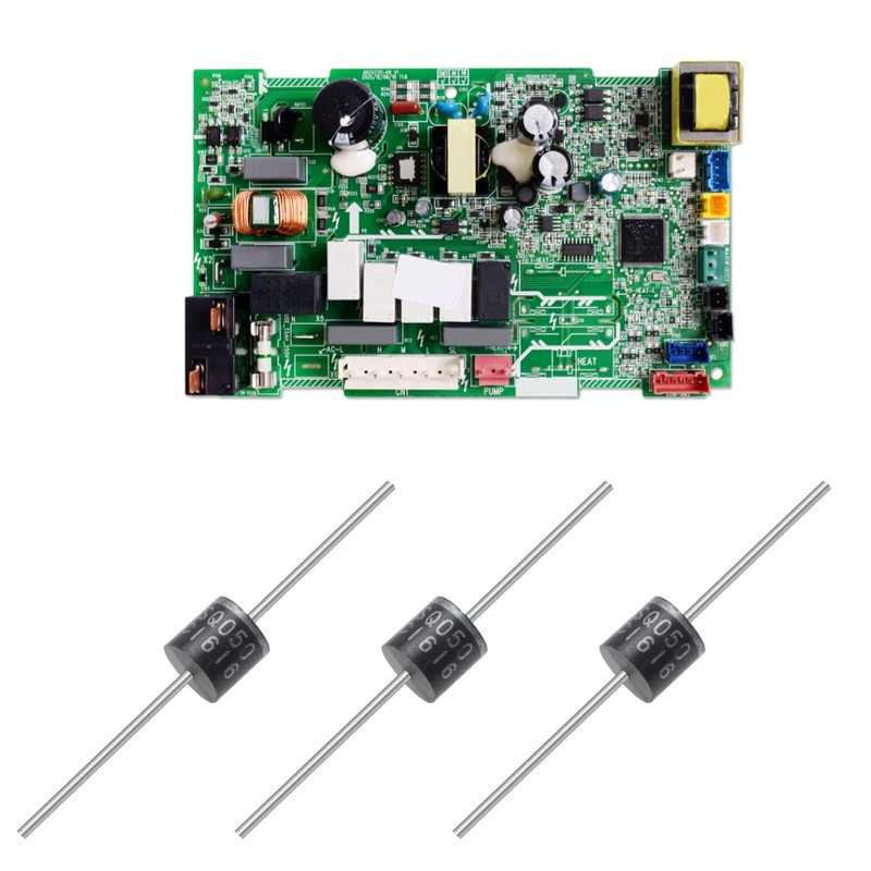 YINETTECH Schottky Diode 10A 50V Axial 10SQ050 for Solar Panel