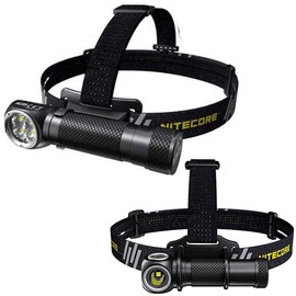 Combo: Nitecore HC35 Rechargeable LED Headlamp -2700Lm w/ UT32 Dual Emitter Headlamp