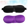 TOVINANNA 2Pcs Contoured Sleep Mask Adjustable Eye Cover for Comfortable