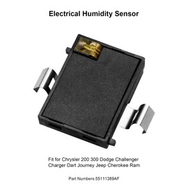 Sensor de humedad compatible con Chrysler 200 300 Pacifica Dodge Ram 1500 Dart Journey Challenger Durango Jeep Cherokee Renegade Grand Cherokee Fiat 500 55111389AF