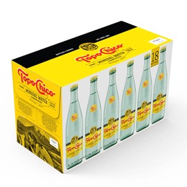 Topo Chico - Carbonated Mineral Water, Glass Bottles 16.9 fl. oz., 18 304.2 Fl Oz