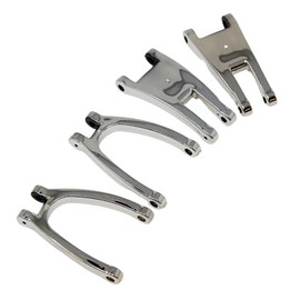 Redcat RER14524 Front Upper and Lower Arms (Chrome, 1 set)