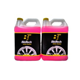 BioTech Acid Wheel Cleaner, Chrome Cleaner, Metal Cleaner, Stain Remover, Industrial Strength Acid, Highly Concentrated, Heavy on Dirt, Grease, & Grime (128 oz)