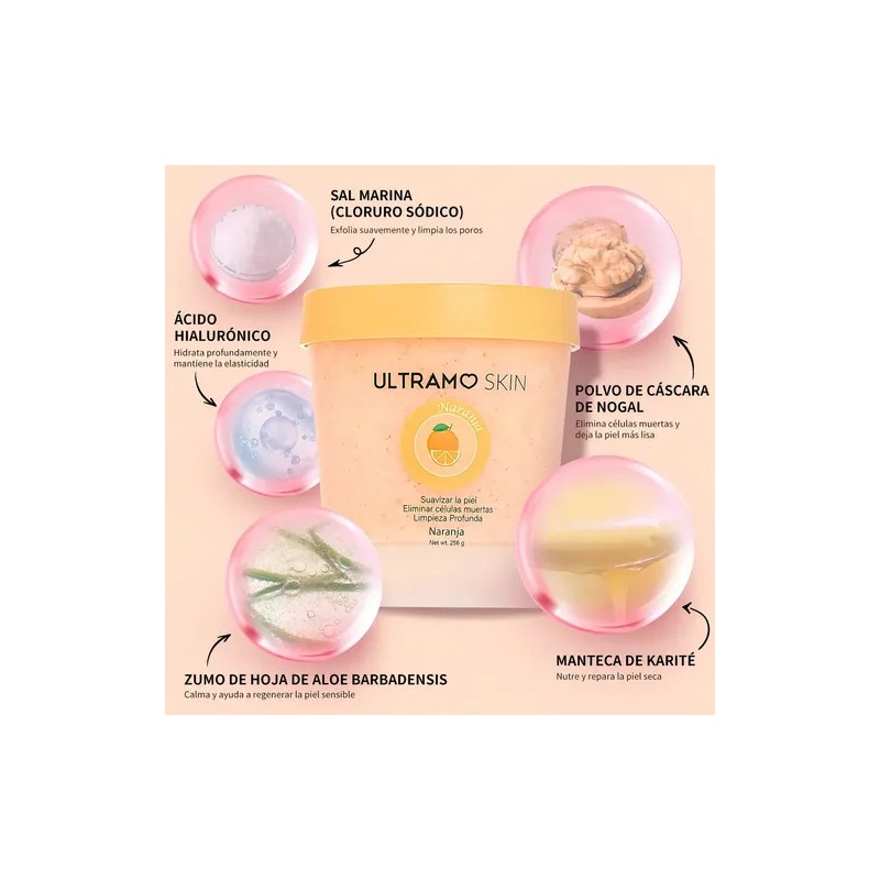 Exfoliante Corporal Limpiador Y Reafirmante De Piel Ultramo