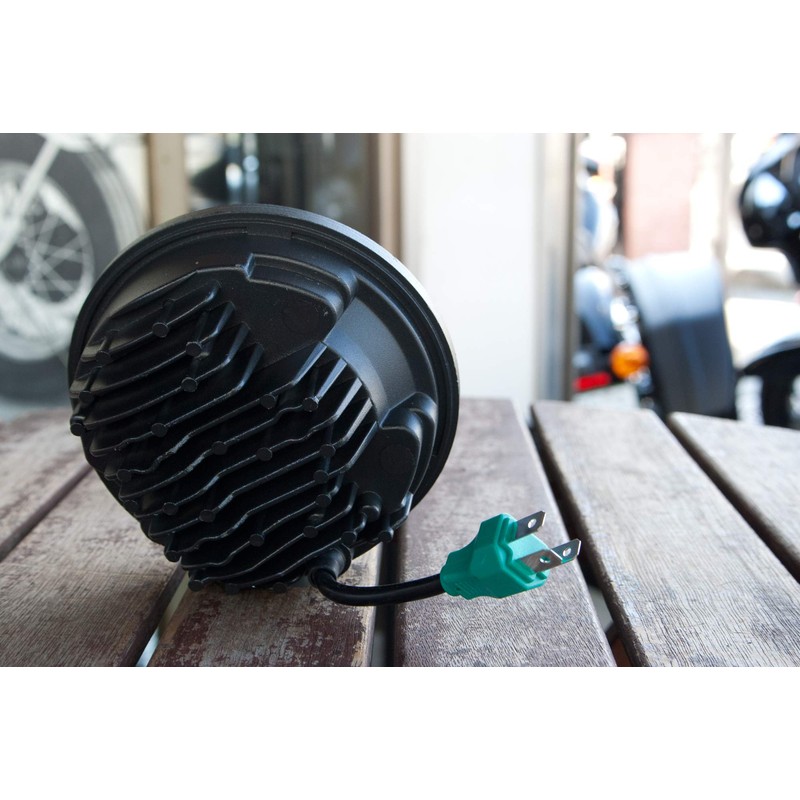 5.75" LED Headlight Unit Chrome Plated D-2075