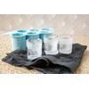 Outset Silicone Hexagon Ice Shot Mold, 6 Glass Capacity