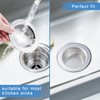 Honmein 3 Pcs Sink Strainer for Most Kitchen Sink Drain