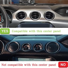 LSXEL Auto Handyhalterung Kompatibel mit Ford Mustang Accessoires Telefonhalterung 2015 2016 2017 2018 2019 2020 2021 2022 (for Mustang 2015-2023)