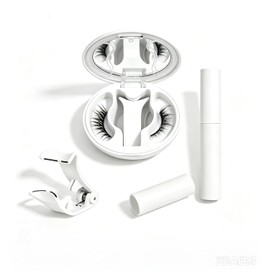 Magnetic Eyelashes with Applicator, No Glue, Cat Eye Wispy