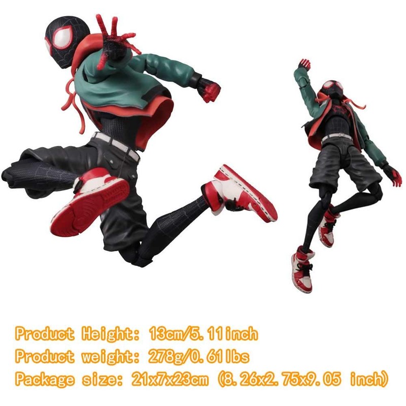 DCKENGO Spide_Man Action Figure, 6-Inch, Moveable Joints, with Display Bracket