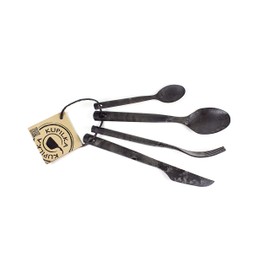 Kupilka 4-Piece Cutlery Set for Camping and Outdoors - Black