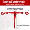 5/16"-3/8" Chain Binders Sets of 2, 5/16"×10ft Chains, Grade 70