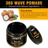 Natural Wave Pomade for Men Strong Hold, Easy Wash -
