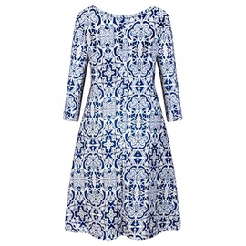 Maternity Dress Casual Fall,Tanst Sky A Line 3/4 Sleeve Dresses Essentials Womens Winter Clothing Flattering Above Knee Length Tunics Prime Baggy Pageant Shift Nice Evening Party Attire White X-Large