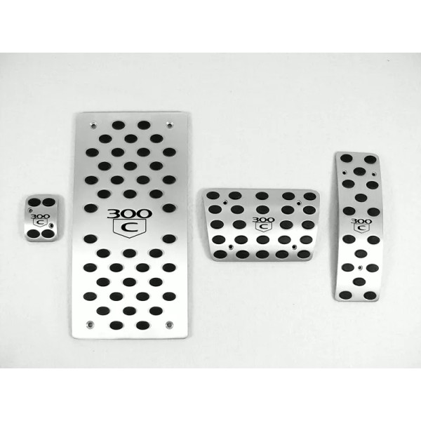 ReviMotorWerks 4PCS COMBO Aluminum 300C Engraved Pedals for 05-10 Chrysler