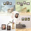 DECANIT 8x10 Picture Frames Rustic Distressed Brown Wood Pattern High