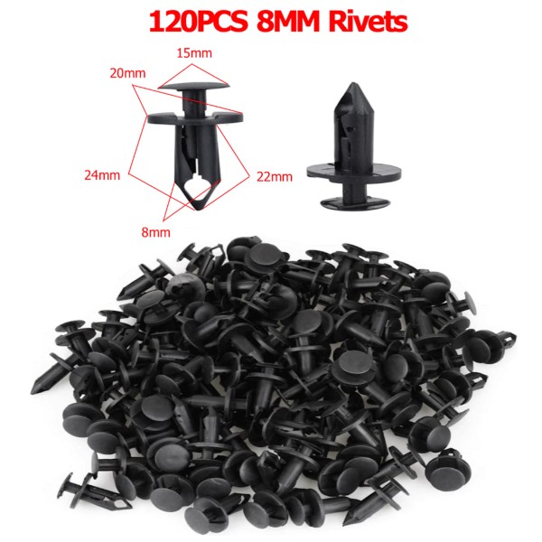 Unbranded Bumper Clips Auto Car Hole Retainer Rivets Fastener Fender