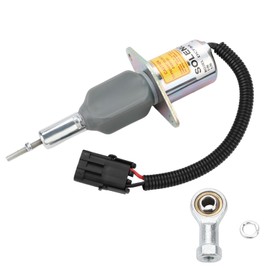 WMPHE 24V Fuel Shut Off Solenoid Switch Replacement for 3930234 SA-4335-24 Compatible with Cummins 6CT 8.3L Hyundai Excavator R290 Komatsu Excavator PC300-7 PC350-7 PC360-7