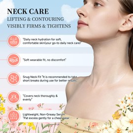 Neck Mask 8PCS, HONLINK Hydrolyzed Collagen Neck Mask Set with Hyaluronic Acid & Peptide,Moisturizing Firming Masks for Crepey Skin, Helps Reduce the Appearance of Fine Lines for Smoother-Looking Skin