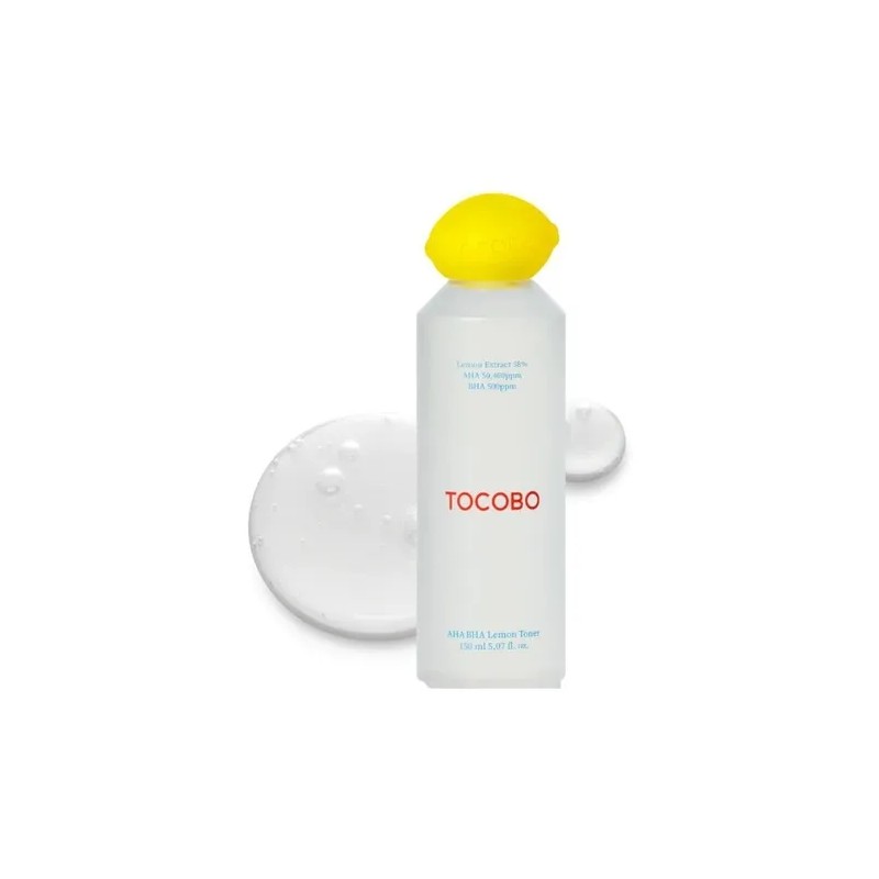 Tocobo - Aha Bha Lemon Toner Tonico Exfoliante Coreano Todo