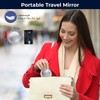 MIRRORVANA Small 12X Magnifying Makeup Mirror for Travel - Lightweight,
