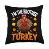 Matching Family Thanksgiving Turkey Costume I'm The Brother Turkey Funny