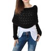 Baonmy Scarf with Sleeves for Women, Shawl Wraps Knitted Cable