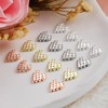 40 Pcs Heart Nail Charms Y2K Alloy Metal Hearts Charms