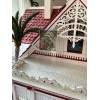 Unbranded Springtime Blue Bird Dollhouse Miniature Stained Glass Window Film