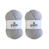 Korbond Yarn - Light Grey - 2 x 100g Acrylic