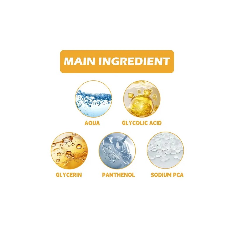 Tónico Hidratante Facial Con Ácido Glicólico Al 7% 100 Ml