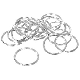 Paracord Planet Split Ring Fishing Lure, Lanyard, Dog Tag Connector Nickel Plated Spring Steel - Choose from 12mm, 1", 1 1/2", 3/4", 5/8" in 5 Pack, 10 Pack or 20 Pack Sizes