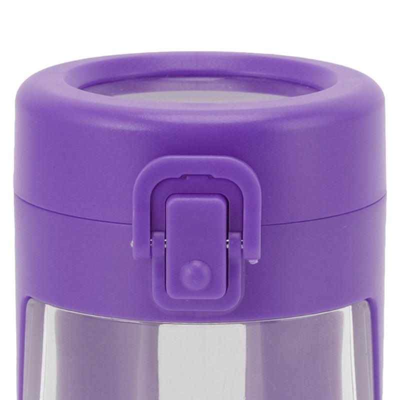 Glow Storage Jar with Grinder LED Waterproof Transparent Glass Seal